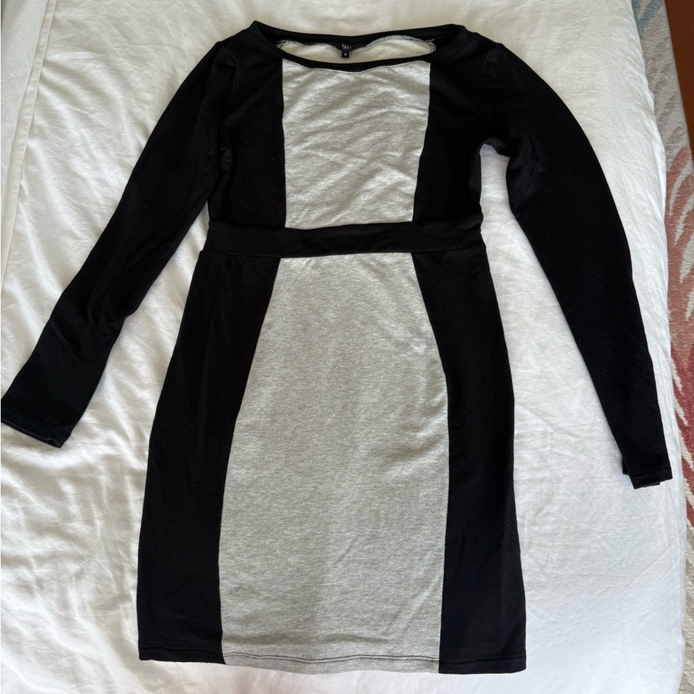 Tart Collections Black and Gray Women's Dress; Like New! Extremely Flattering!!